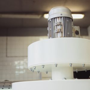 Industrial electric motor to drive the fan in cyclone