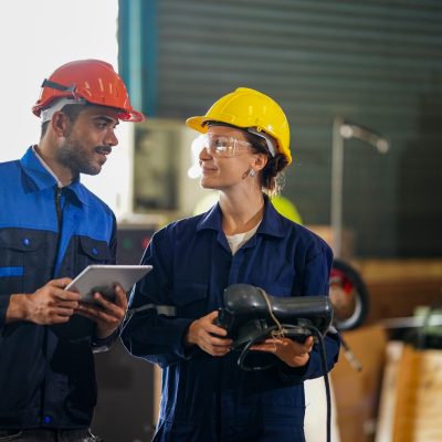 Industry engineer worker at factory